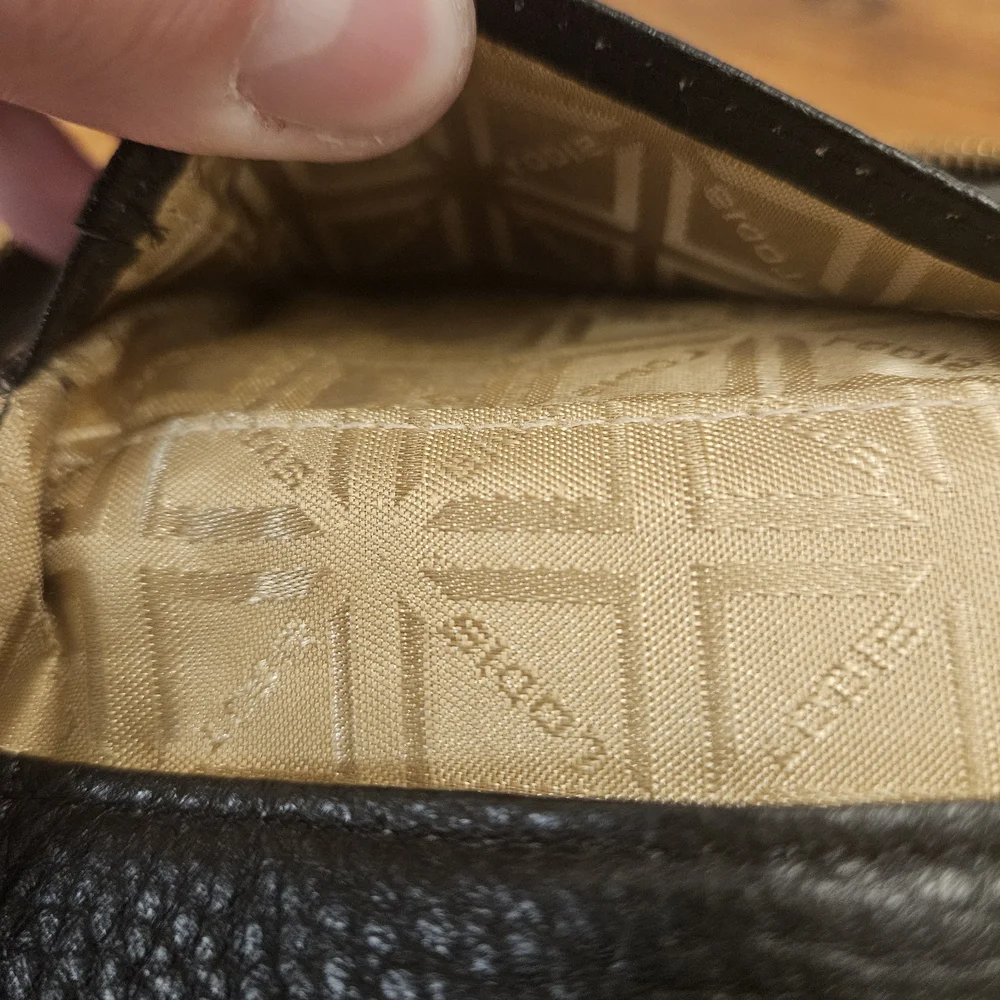 LODIS Kate‎ Mini Zip-Around Wallet Black Leather RFID Protection READ